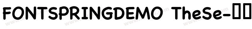 FONTSPRINGDEMO TheSe字体转换